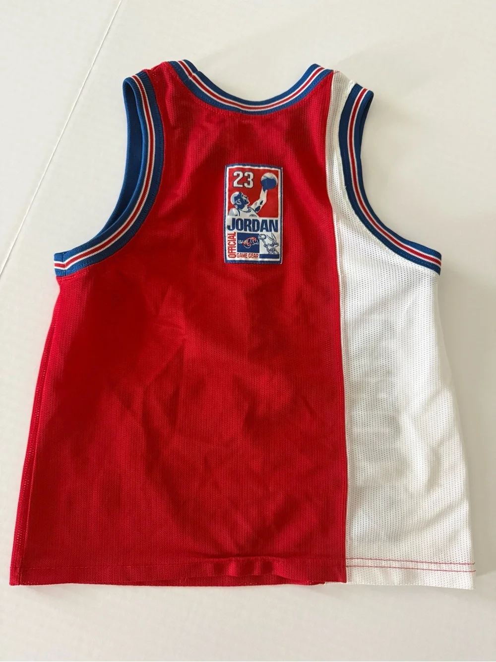 VTG 1996 Warner Bros Studio Space Jam Michael Jordan Bugs Bunny Jersey Set XS